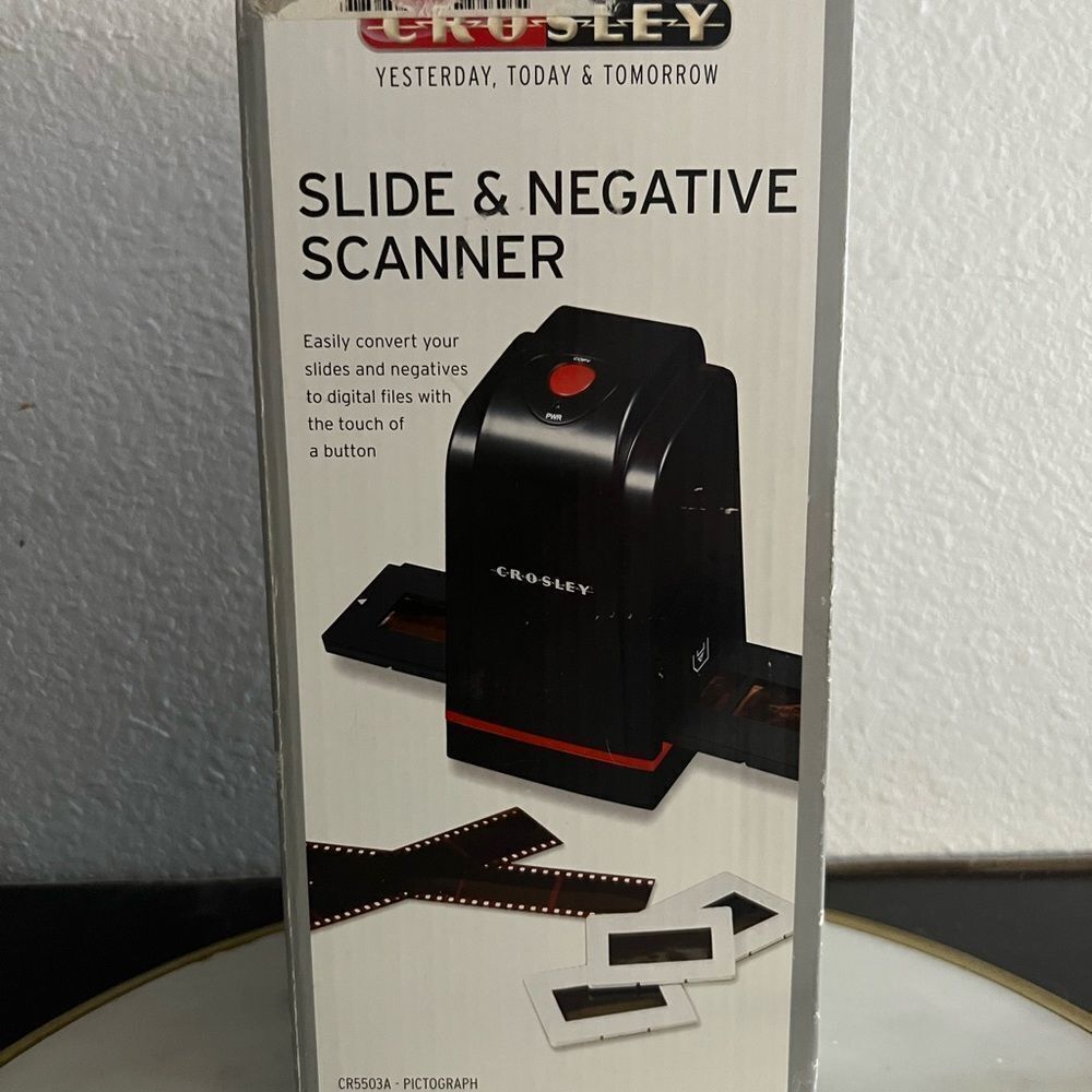 Crosley Yesterday Today Tomorrow Slide Negative Scanner Digital New Open Box